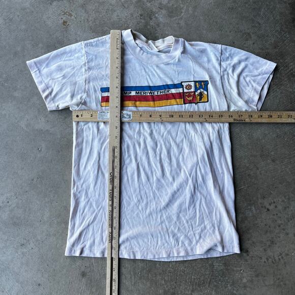 VINTAGE CAMP MERIWEATHER SHIRT BOY SCOUTS NATURE MENS SMALL 70S 80S - Picture 5 of 5